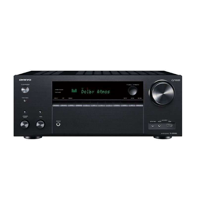 安桥(Onkyo)TX-NR686 7.2声道AV功放 进口家庭影院 杜比全景声/DTS:X/蓝牙/Wi-Fi