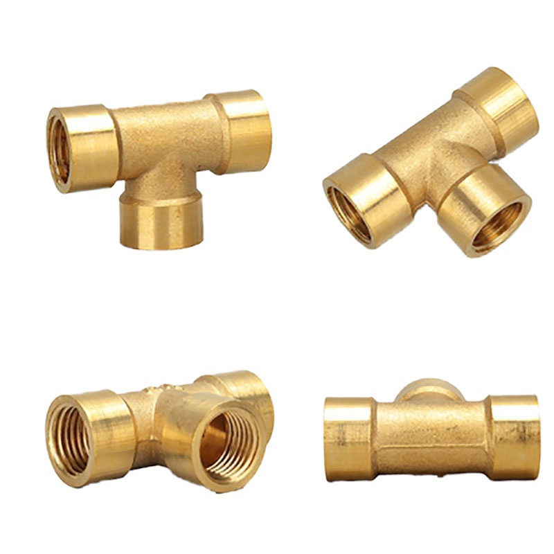 金穗慧采 KWE-01 全铜接头水管配件内丝铜三通1分/2分/3分4分外牙加厚螺纹