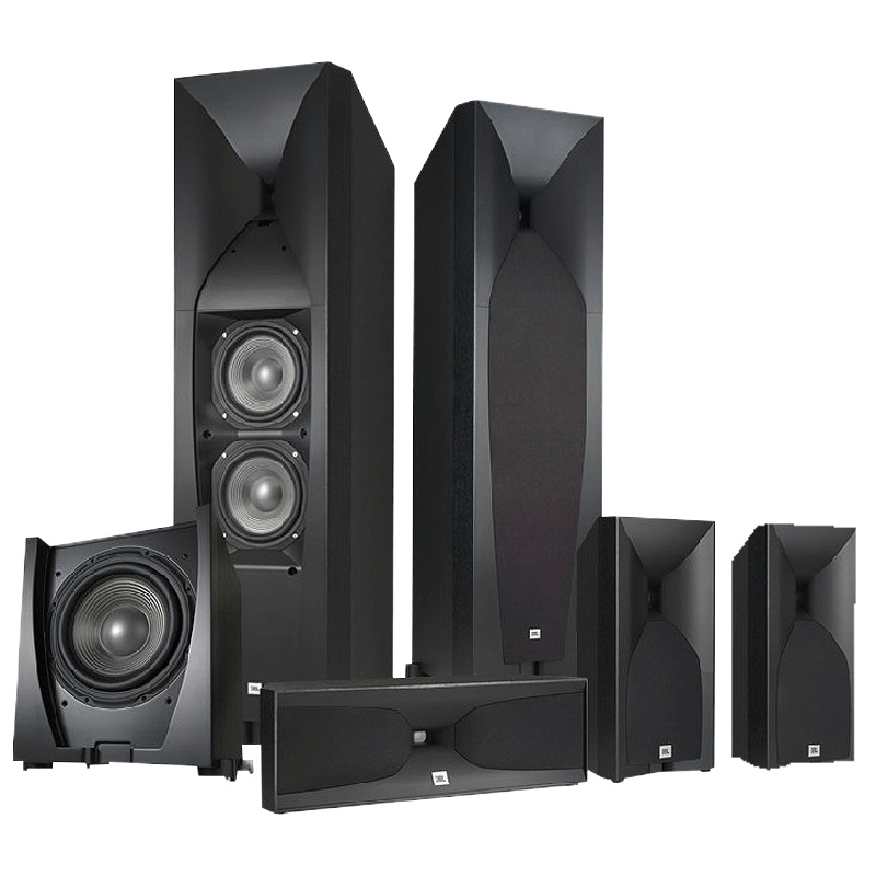 JBL STUDIO590BK 5.1木质家庭影院音箱 电视音响 落地影院 组合音响 客厅影院 音响套装 HIFI