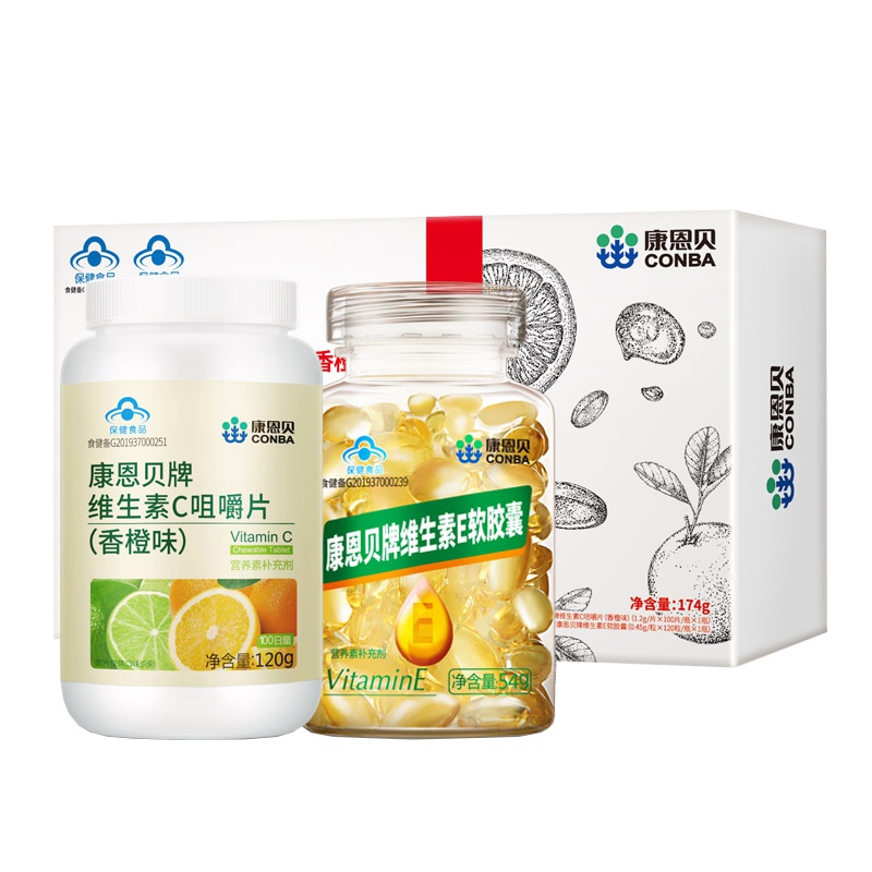 CONBA/康恩贝 天然维生素E软胶囊 0.45g/粒*120粒VE+100片V
