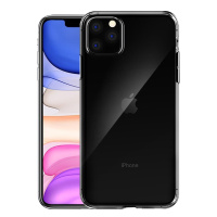 送钢化膜]溪特 2019苹果iphone11promax手机壳保护壳(6.5英寸)四角加厚透明硅胶保护套抗爆防刮防摔软壳