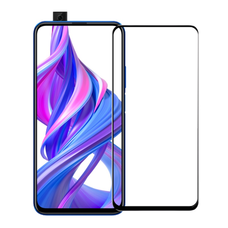 送手机壳]荣耀畅享9/9plus钢化膜畅享9S/9E/9X/9A/9xPro高清透明全屏覆盖抗刮花防爆玻璃手机贴膜手机膜