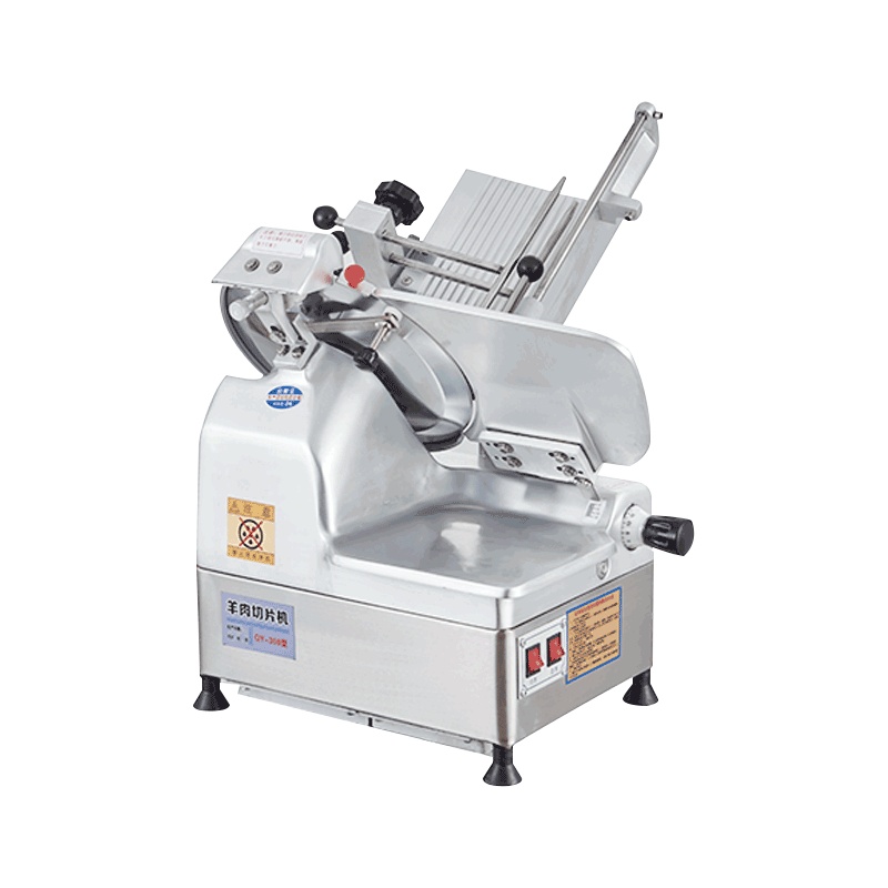 埃利斯(AILISI)12寸自动往返切片机商用肥牛羊卷冻肉切片机刨肉刨片 家用不锈钢刀片火锅店刨片机-12寸自动往返