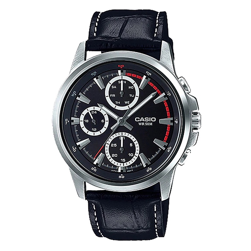 CASIO卡西欧 石英表 男 指针系列日韩品牌休闲男士表MTP-E317L-1A