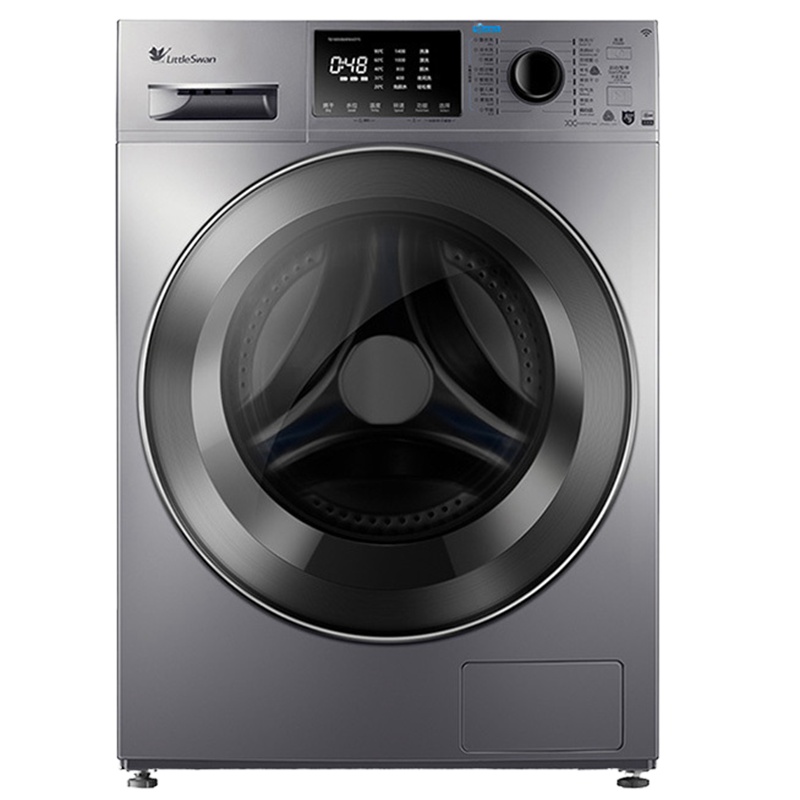 小天鹅TD100V86WMADY5全自动10公斤水魔方洗烘一体纳米银离子除菌智能WIFI家用变频滚筒洗衣机带烘干机一体机