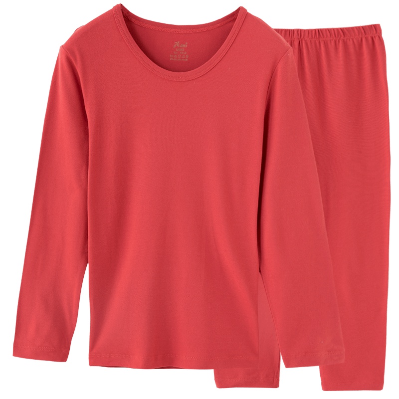 顶瓜瓜儿童内衣套装男童秋衣秋裤女童长袖睡衣春秋宝宝保暖棉毛衫