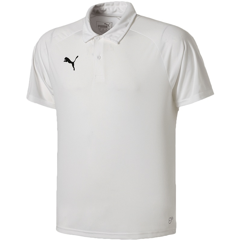 彪马PUMA男短袖polo衫 65560804 L 65560804彪马白-黑色