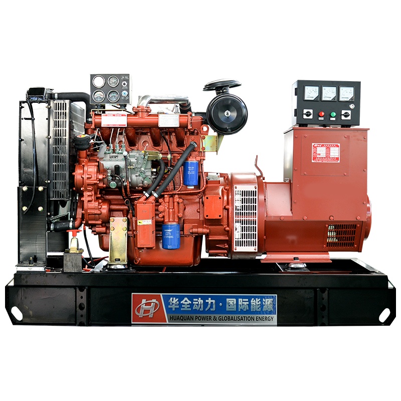 华全小型家用四缸50kw柴油发电机组 电启动静音自动化控制无刷水冷柴油发电机 50千瓦三相交流全铜永磁柴油发电机380V