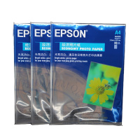 爱普生EPSON180G 180克A4 高光相纸喷墨打印相片纸 照片纸大众款 20张/包 2包装