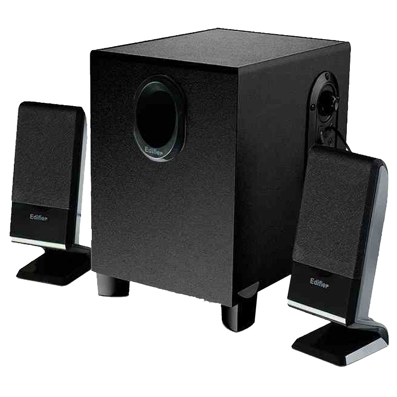 Edifier/漫步者 R101V 笔记本音箱家用台式2.1声道迷你小音响重低音炮 黑色