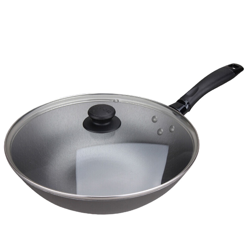 苏泊尔(SUPOR)精铸铁锅.玻璃盖FC32Q1