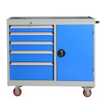 DXBG五金移动工具车重型加厚抽屉式车间推车汽修多功能柜带挂板工具柜