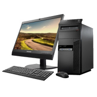 联想(ThinkCentre)M8500T台式电脑套机(i5-4590 4GB 1TB 集显 无光驱)21.5英寸显示器