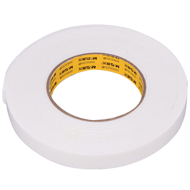 晨光 AJD97353 双面胶带 双面泡棉胶带 强力高粘度泡棉胶 泡沫胶带18mm*5y (4.57m/卷) 6卷装