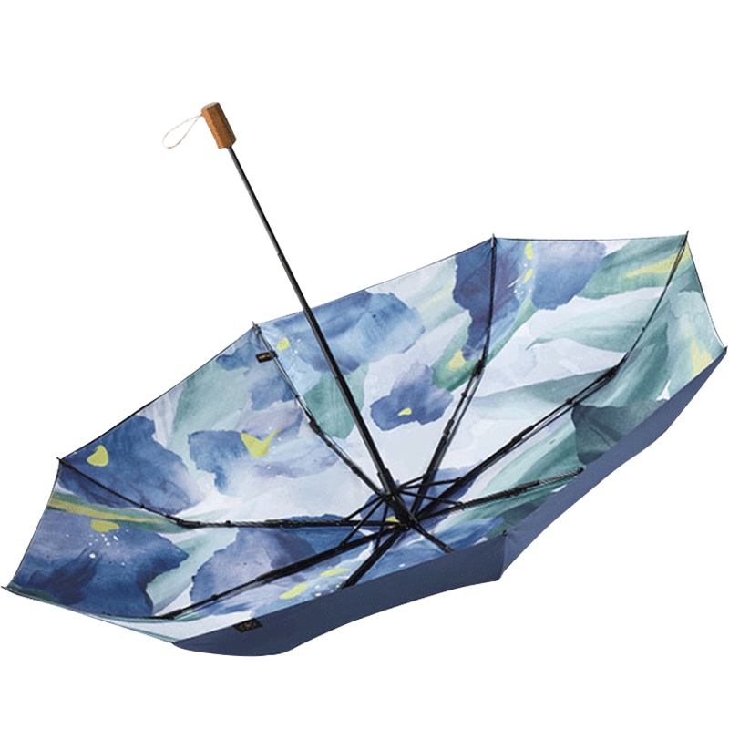 蕉下鸢尾太阳伞防晒遮阳伞晴雨两用女日系国风全身伞大号雨伞