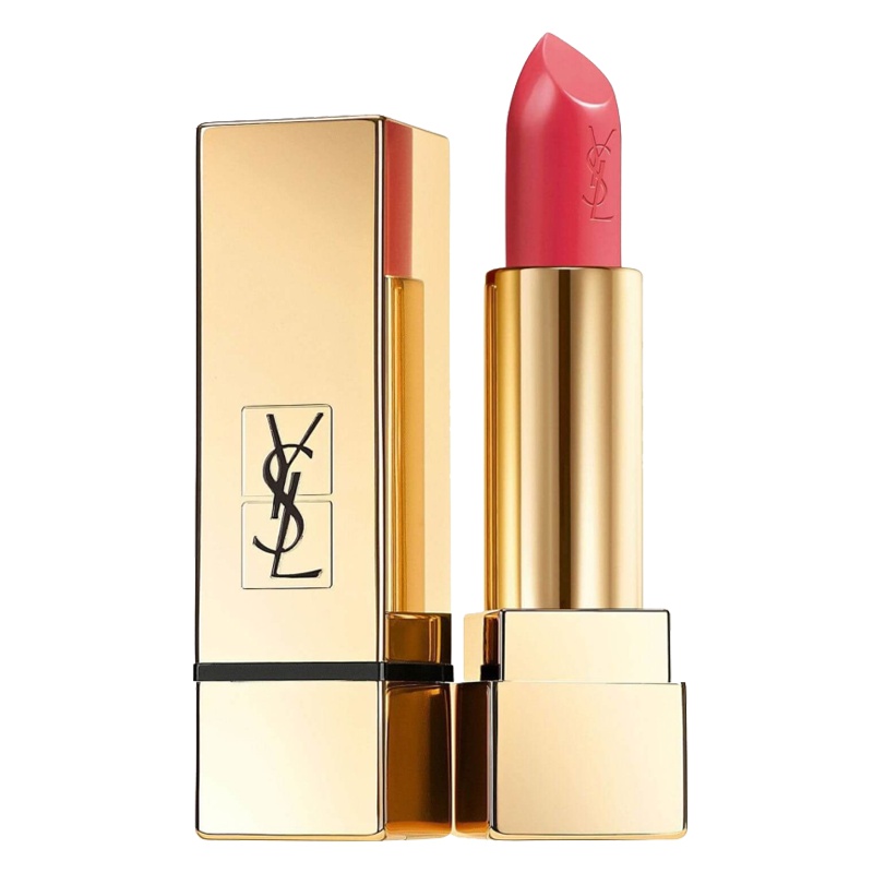 圣罗兰(YSL) 纯口红17# 珊瑚粉 3.8g 迷魅纯漾方管唇膏 滋润保湿 防水持久显色 不易脱妆