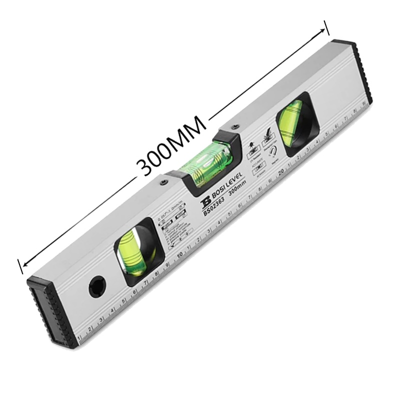 波斯 水平尺300MM高精度磁性水平尺