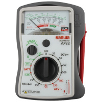 三和(SANWA)AP33袖珍版指针式万用表 精美便携 准确测量