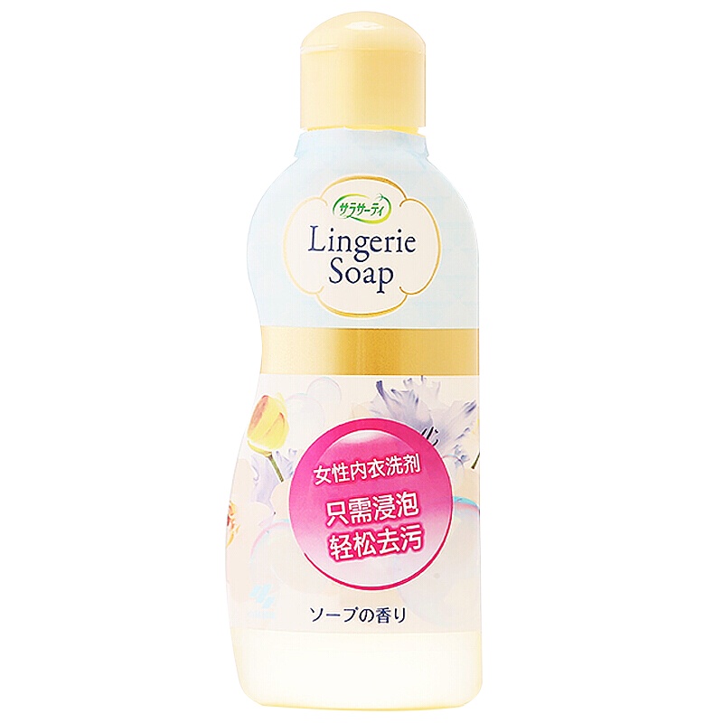 小林制药日本洁净干爽 洗涤灵洗衣液/皂液 女性内衣 洗涤剂 内裤专用清洗剂 去血渍 女性内衣洗剂120ml