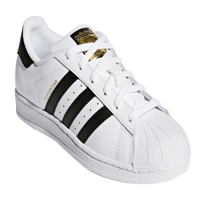 阿迪达斯儿童(ADIDAS KIDS)三叶草大童 金标贝壳头板鞋 青少年鞋C77154