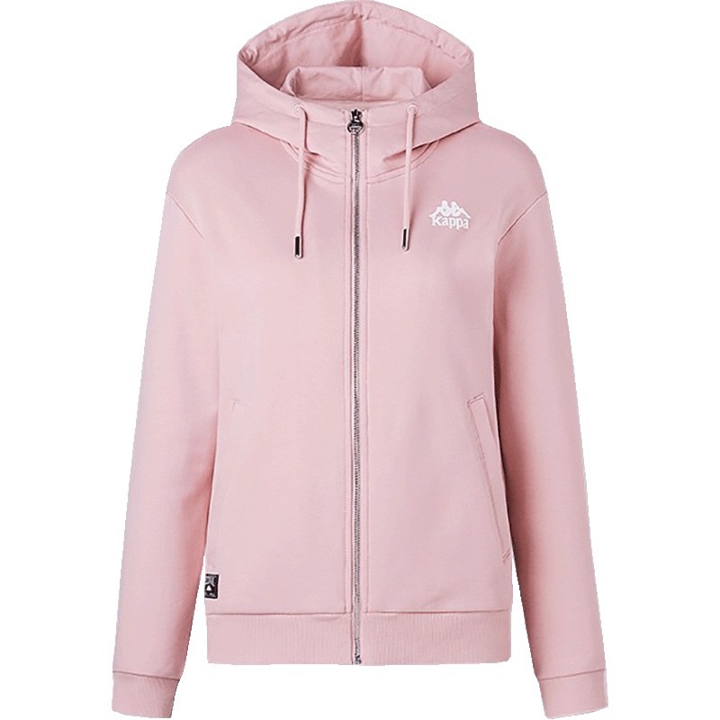 卡帕（Kappa）运动女款卫衣休闲开衫连帽衫外套K0922MK29D