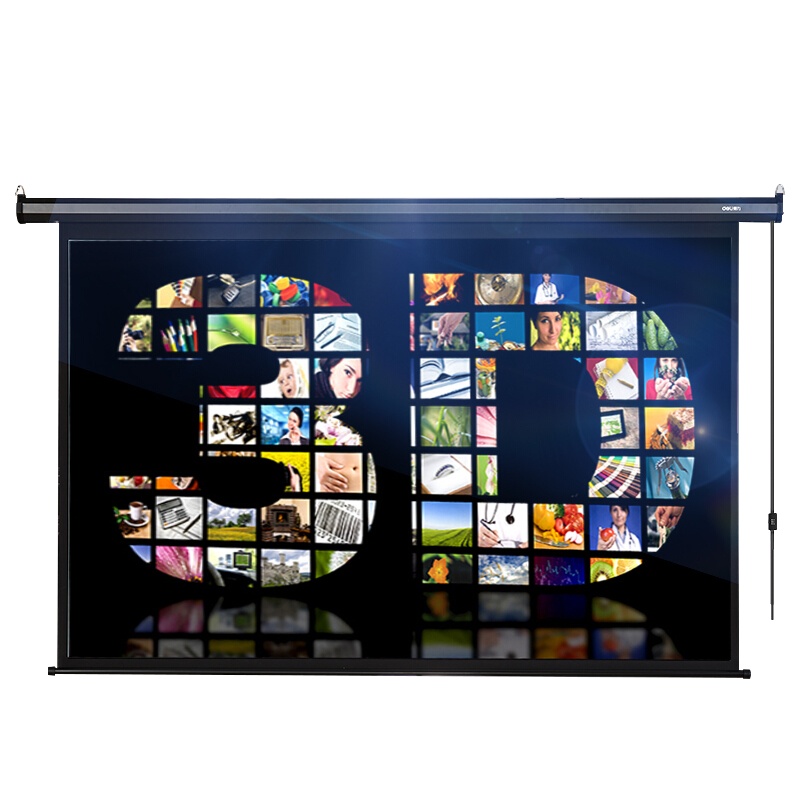 得力(deli) 50498 电动投影幕 120英寸16:10 （单位：件）