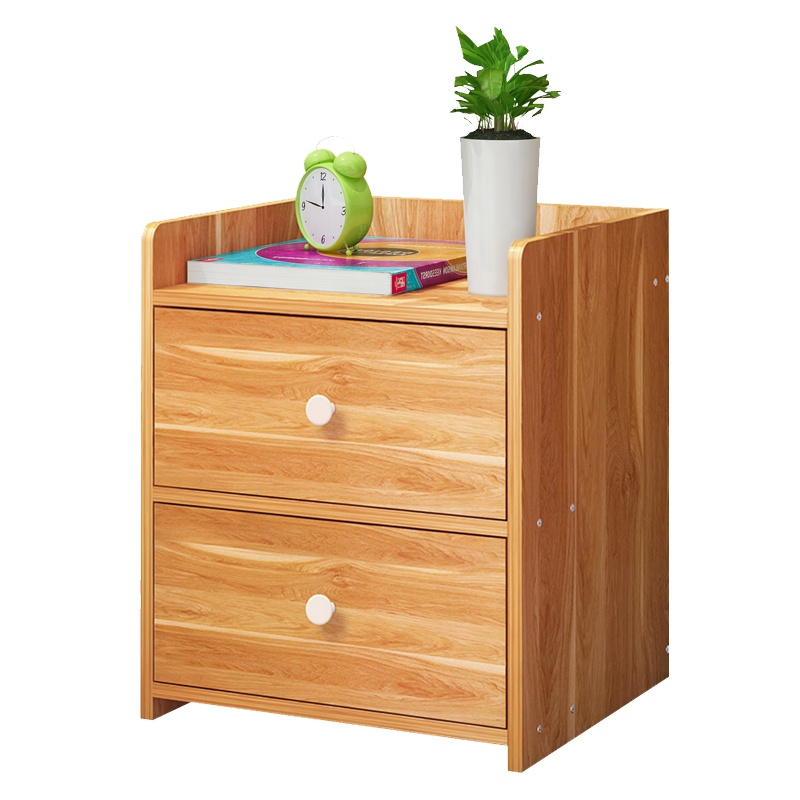 古达简约现代床头柜简易置物架北欧木卧室床边经济型收纳小柜子