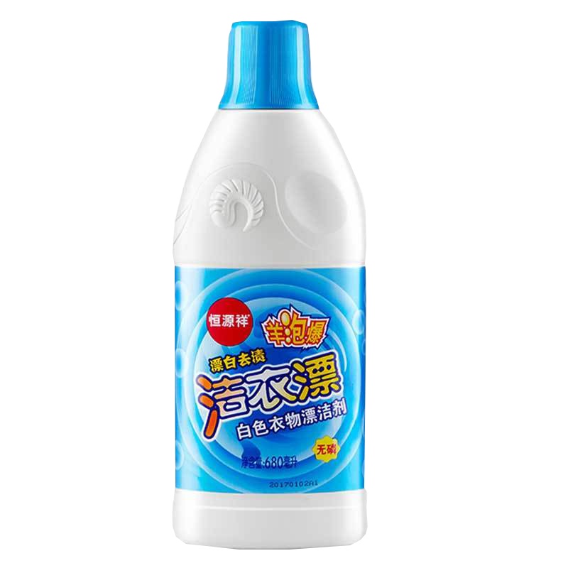 [漂白 去渍]恒源祥漂白剂白色衣物通漂白 去多种顽固污渍 *680ml