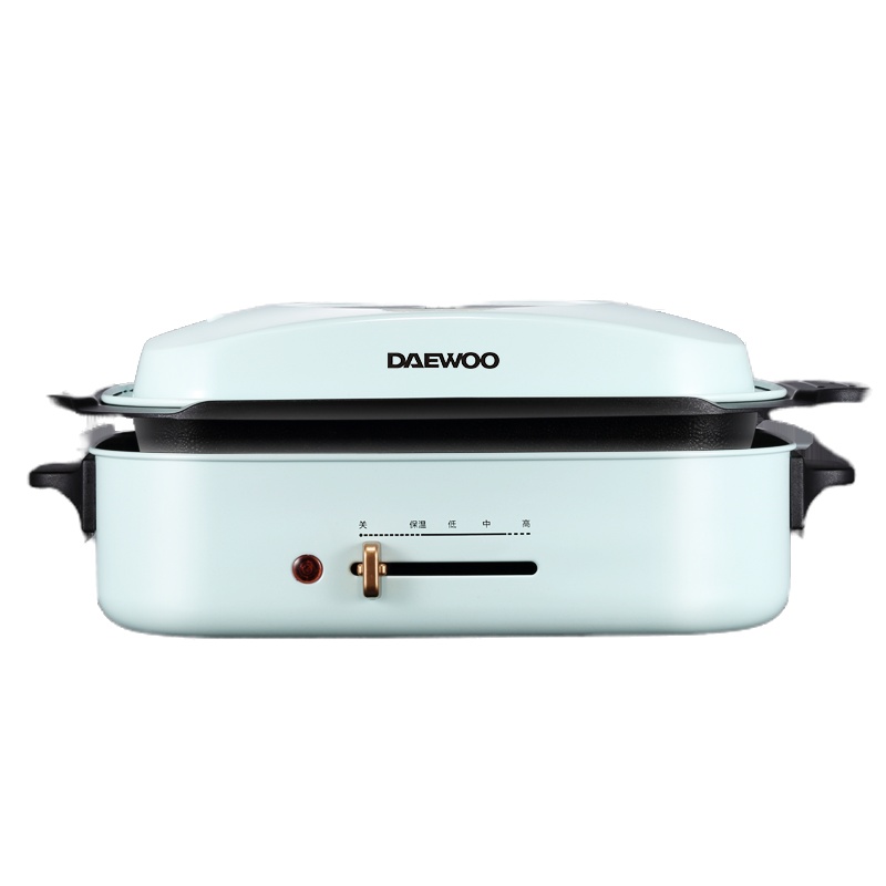 大宇（DAEWOO）DYKG-501 多功能料理锅烧烤炉 天空蓝