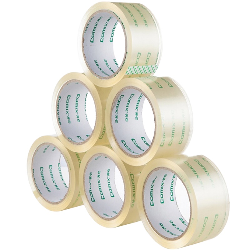 齐心 YC JF4505-6 封箱胶带 4.5cm 10卷装