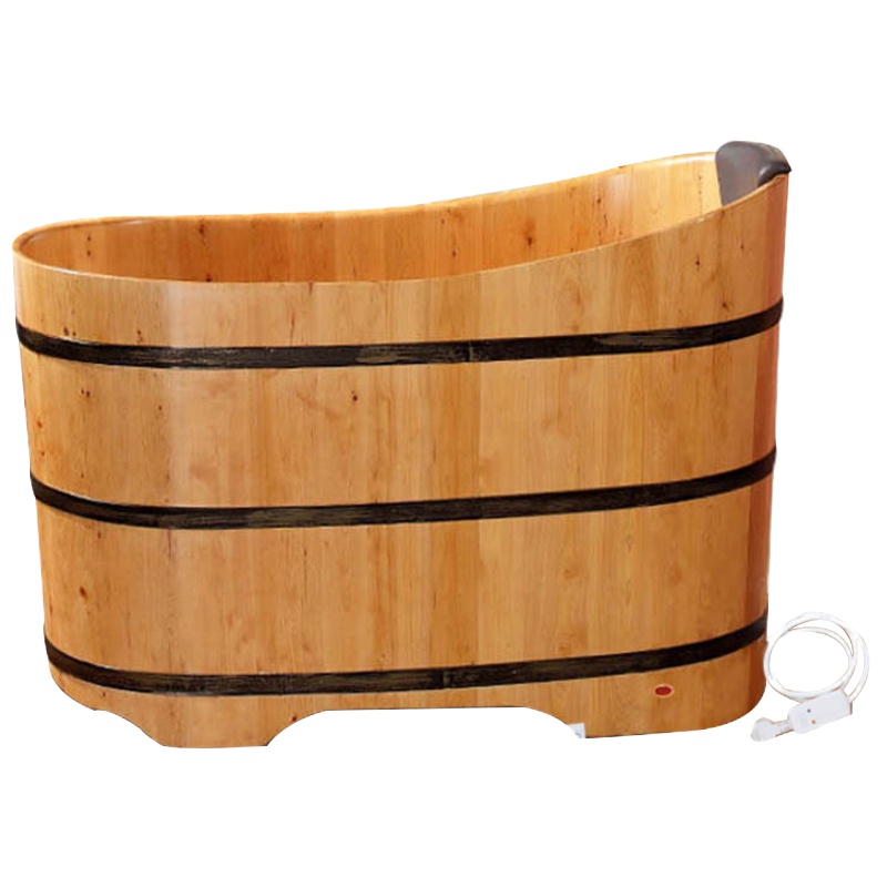 ±0 川浴自动加热恒温沐浴桶+加盖 1600*620*24mm 头高750mm 尾高650mm 香柏木