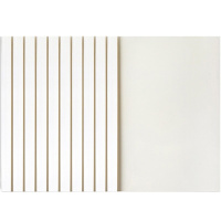 ZEBRA 道顿热熔封套18MM白色A4 10个/包