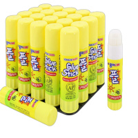 南韩胶棒黄色超粘型/儿童手工/学生/办公财务胶棒25g/支 20支/盒 整盒装