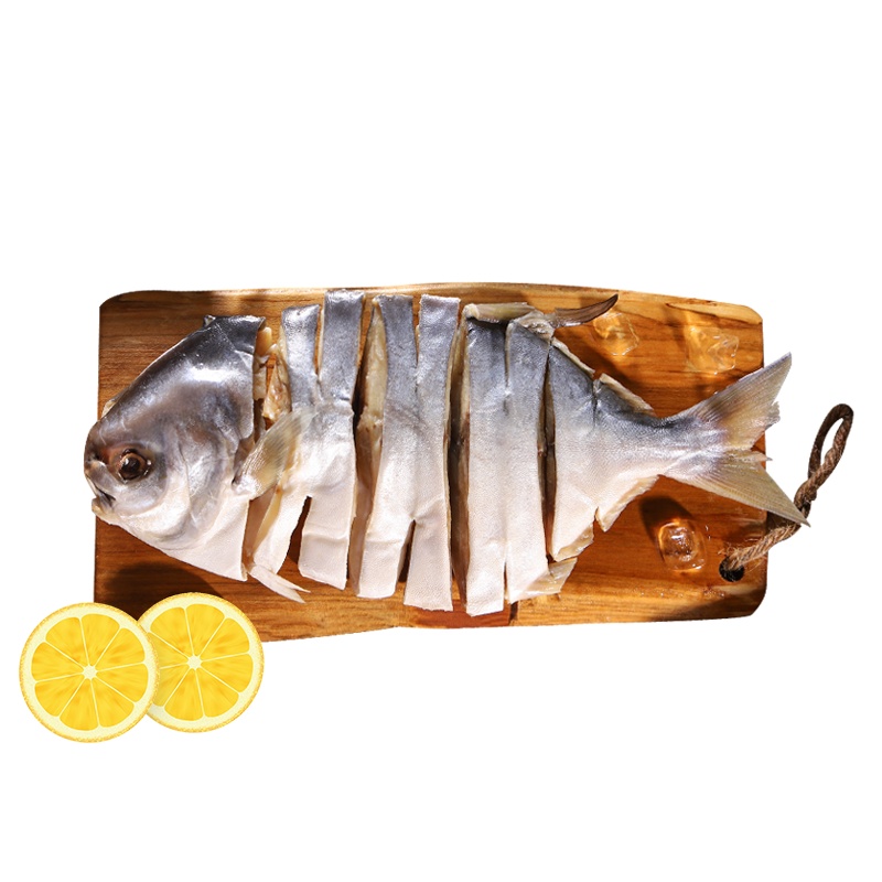 [免邮!券后89元/2件]千渔旺 冷冻渔家自晒金鲳鱼350-400g/袋 1条装 深海金鲳鱼湛江特产鱼类 海鲜水产