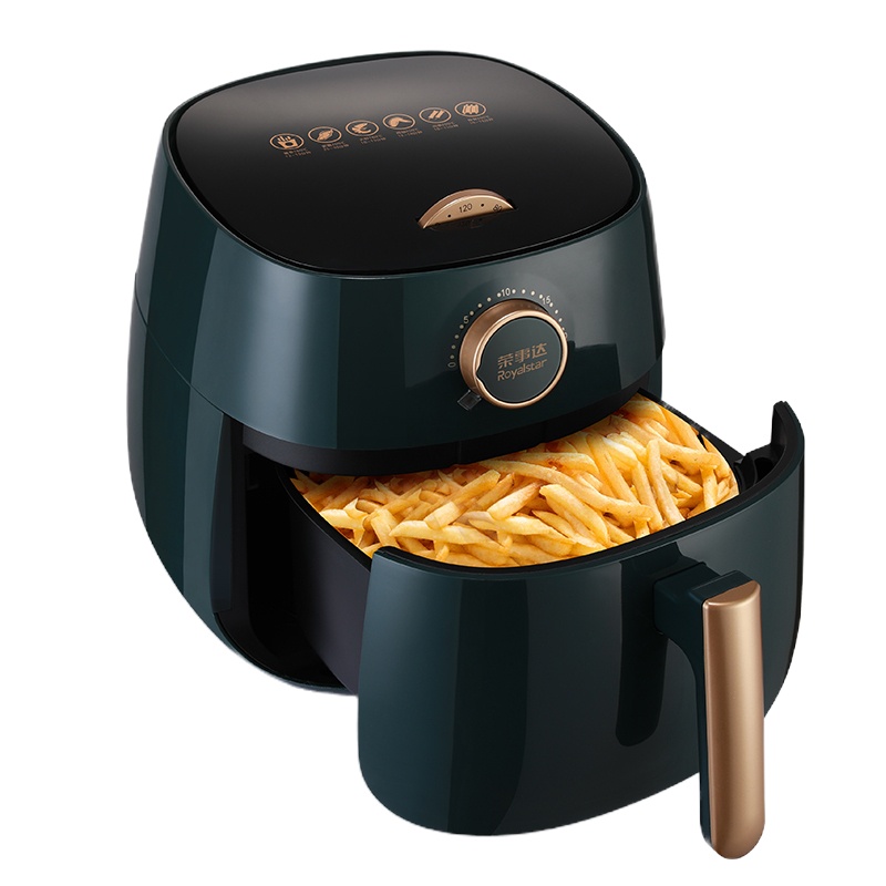 荣事达空气炸锅RS-AF130B家用无油烟多功能电炸锅迷你烤箱炸薯条机机械式