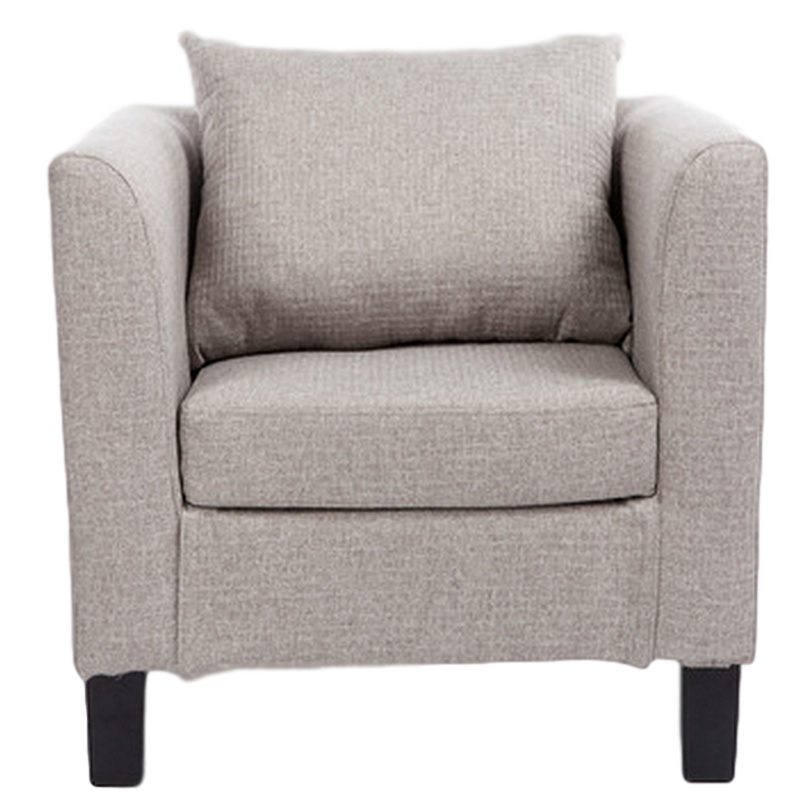 逐鹿中原小户型客厅单人位布艺沙发现代简约卧室阳台HY845休闲沙发椅