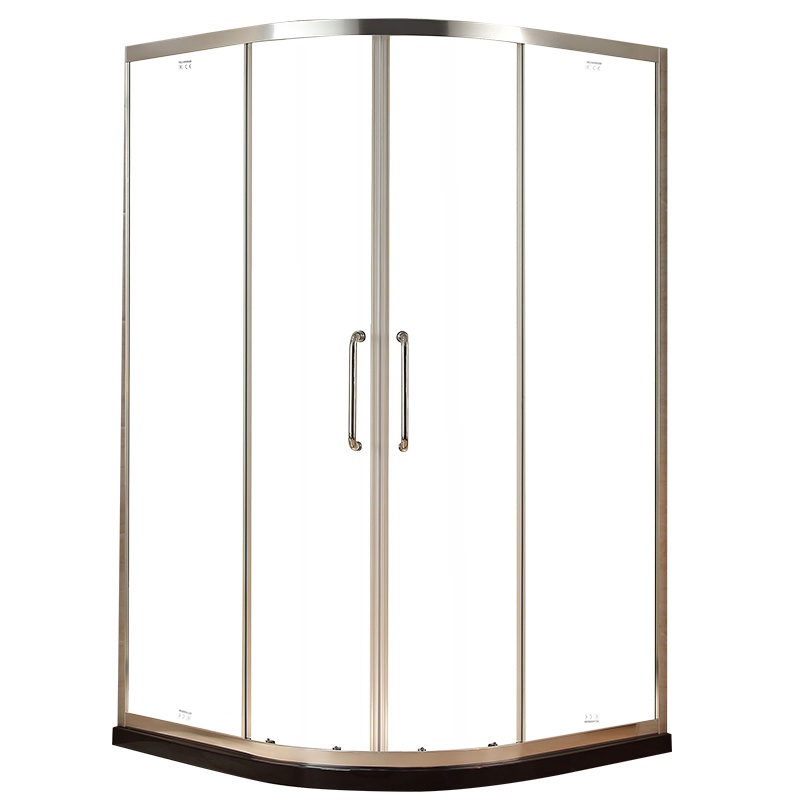 四季沐歌[MICOE]淋浴房整体浴室铝材手拉式钢化玻璃弧扇形淋浴房定制淋浴房不含蒸汽淋浴房