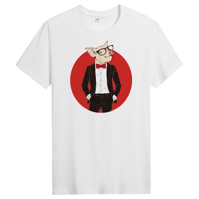 夏季男士修身圆领纯棉短袖T恤潮流半袖体恤衣服男装T DT11159