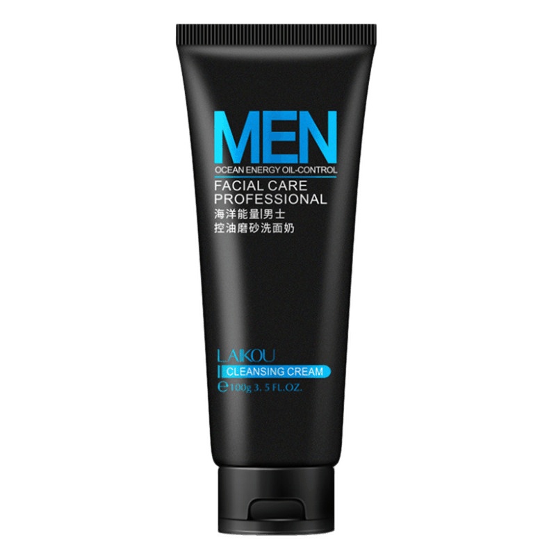 莱蔻LAIKOU男士净透清爽洁面乳100g保湿补水洁面乳产品 精选