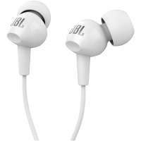 JBL C100SI 轻盈小巧入耳式耳机 白色