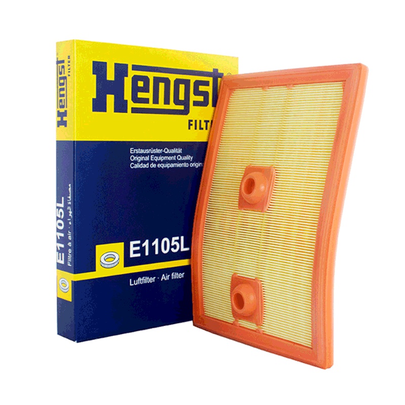 汉格斯特(hengst)空气滤清器E1105L适用于高尔夫7朗逸朗行明锐速腾奥迪A3/Q3