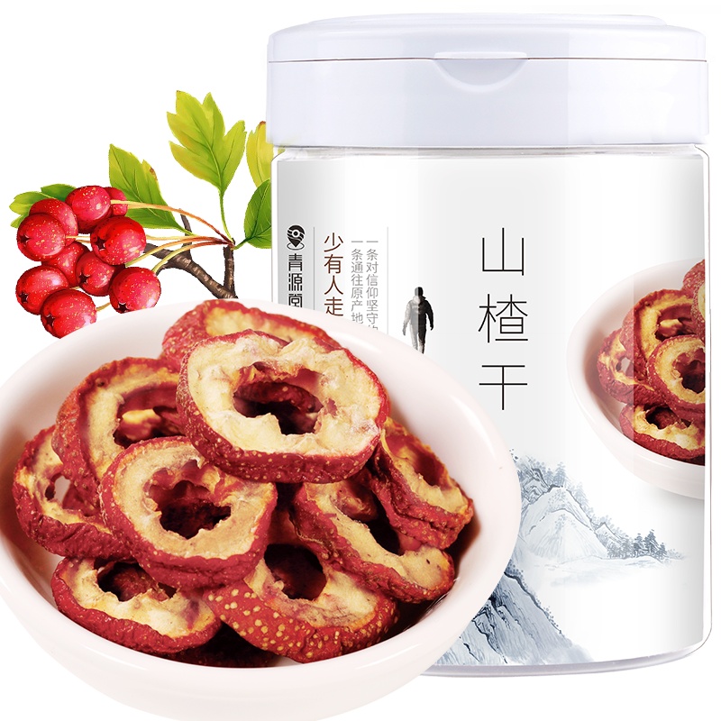 青源堂牌 山楂干 精选无核山楂圈山楂干 120克