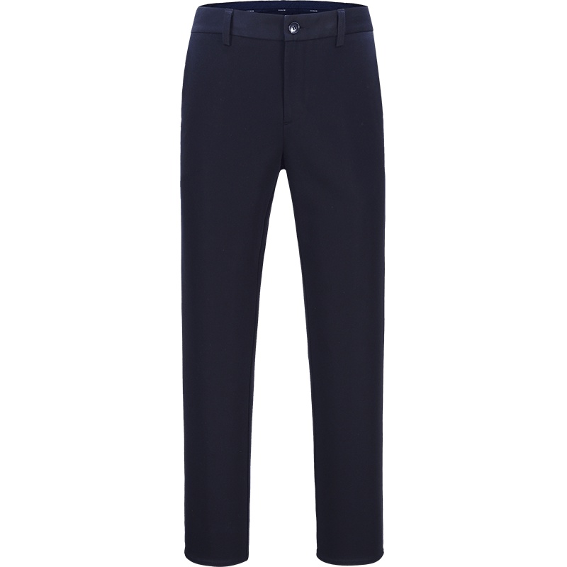 Youngor/雅戈尔秋季新品男士商务休闲含棉DP免烫黑色直筒西裤810AWA