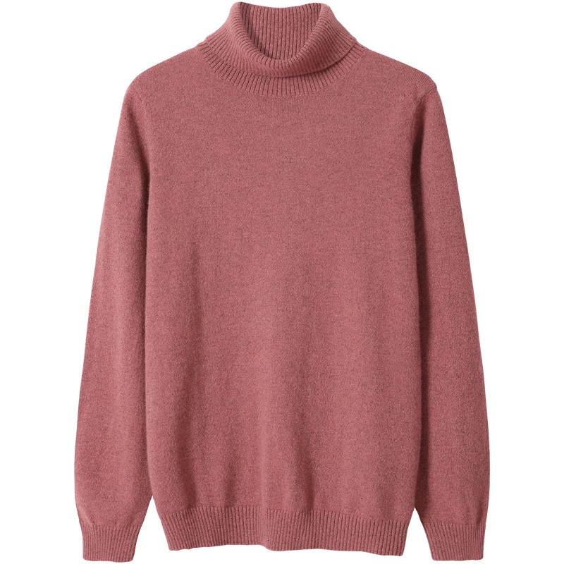 恒源祥羊绒衫女高领秋冬纯羊绒针织衫100%纯色打底毛衣女装