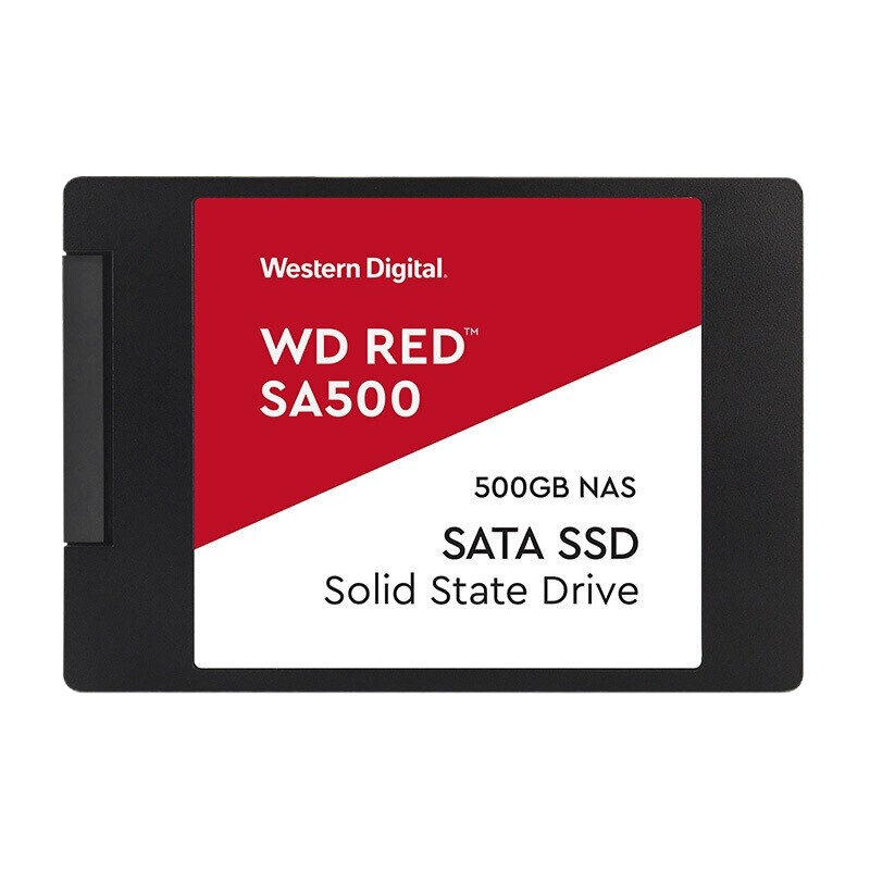 西部数据(WD)红盘Red SA500 SSD固态硬盘 M.2/SATA接口 网络储存NAS硬盘 SATA接口/500