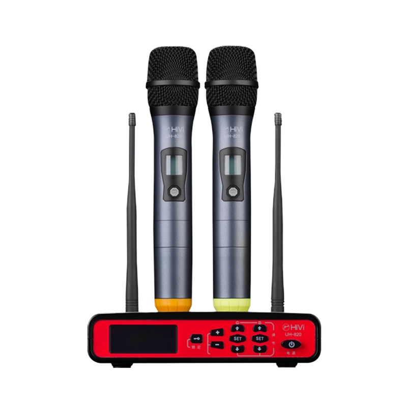 HIVI/惠威UH-820无线一拖二手持话筒舞台会议U段演出KTV无线麦克风