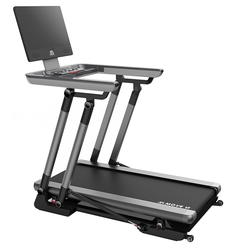 木卫六智能23.8寸大屏跑步机家用款商用超静音折叠减震健身房专用