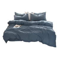凯诗风尚(CHARSON)四件套 苏宁自营 无印简约风格纯色三件套床单款单人学生宿舍1m床素色床单被套床上用品