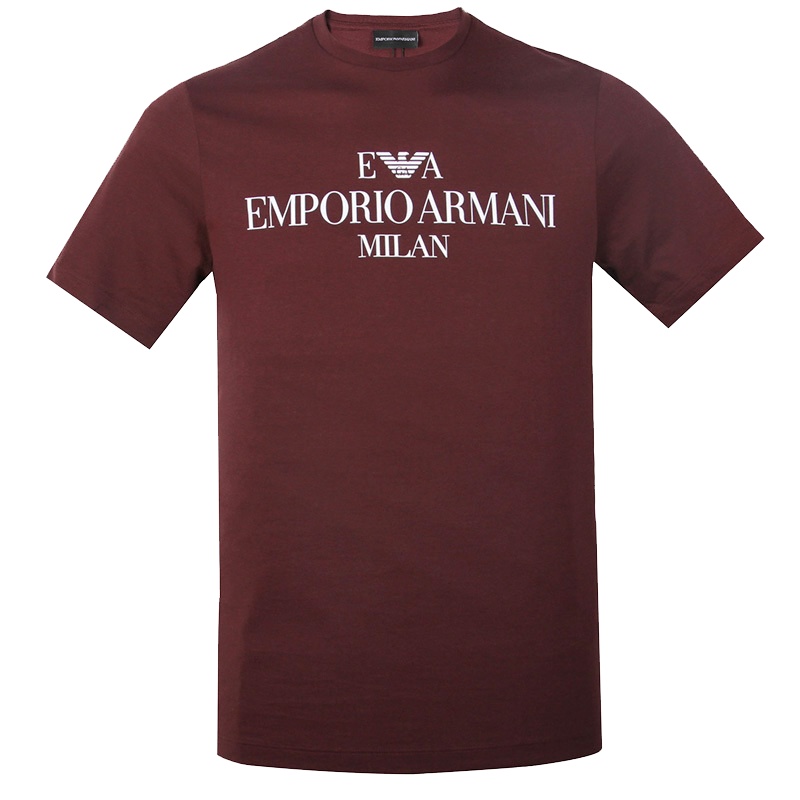 EMPORIOARMANI 阿玛尼 奢侈品 EA19新款男士棉质圆领logo短袖T恤 3G1TM4 1JHRZ 0347