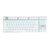 达尔优(dare-u)EK820机械合金键盘 有线蓝牙双模 68键白色青轴